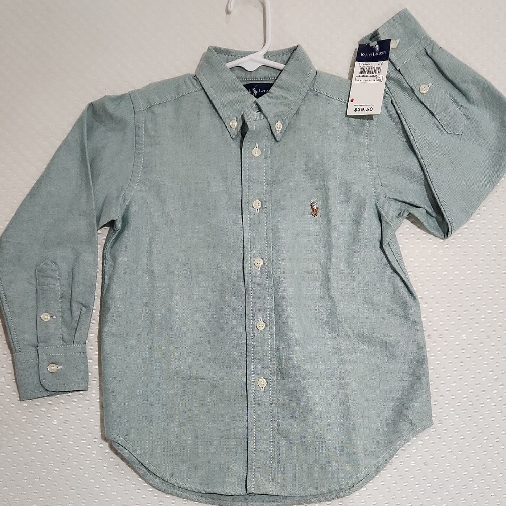 Ralph Lauren Kids Sage Button-Down Shirt